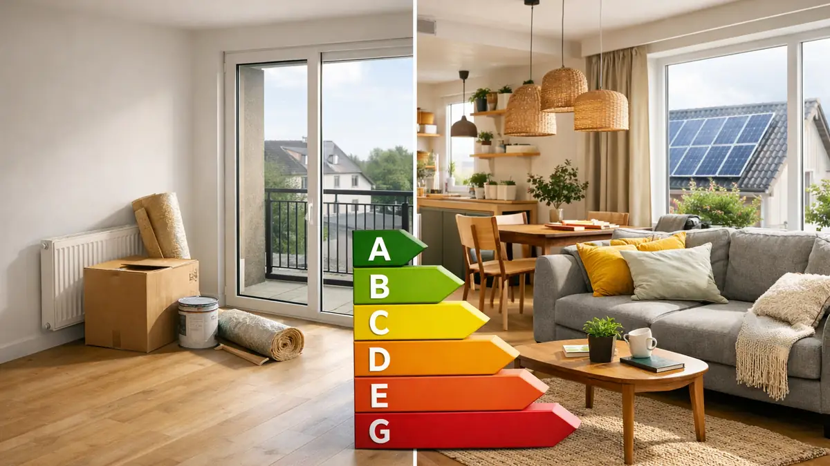 Illustration principale de Location vide vs meublée : impact des nouvelles normes DPE sur votre rendement