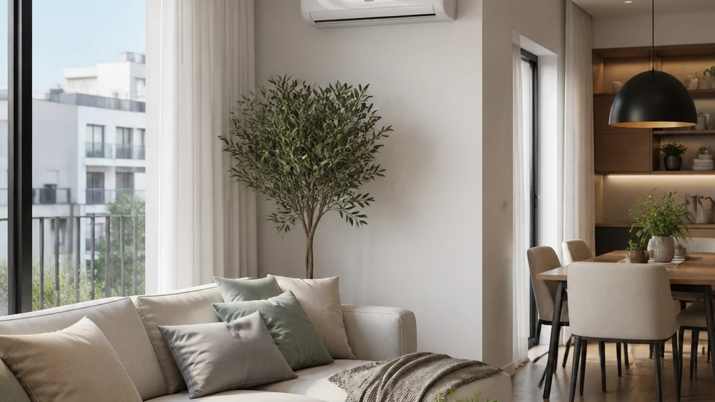 Illustration pour le guide climatisation et rafraîchissement : Climatisation en appartement : le guide complet pour faire le bon choix