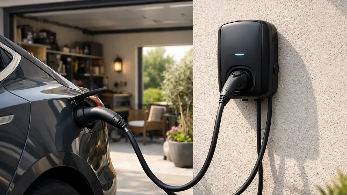 Illustration pour le guide borneRecharge : Borne de recharge murale (Wallbox) : la solution maison