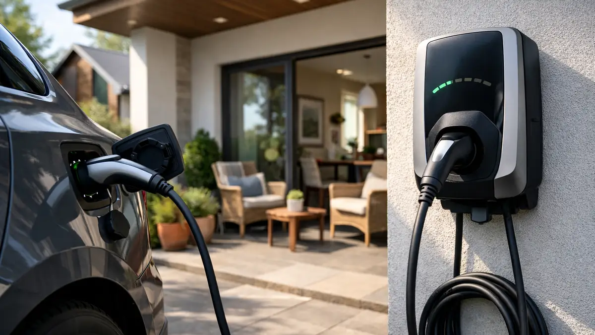 Illustration pour le guide borneRecharge : Guide complet : pose et installation d'une borne de recharge 2026